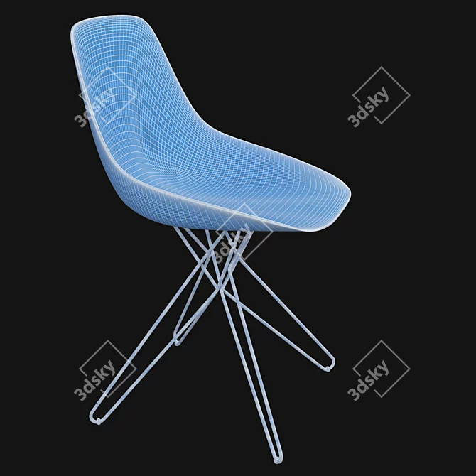 Elegant Harmony Chair - Poliform 3D model image 3