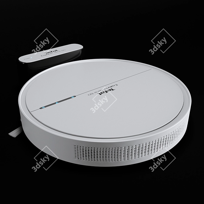 Tefal X-plorer SERIE 60: Ultimate White Robot Vacuum! 3D model image 1