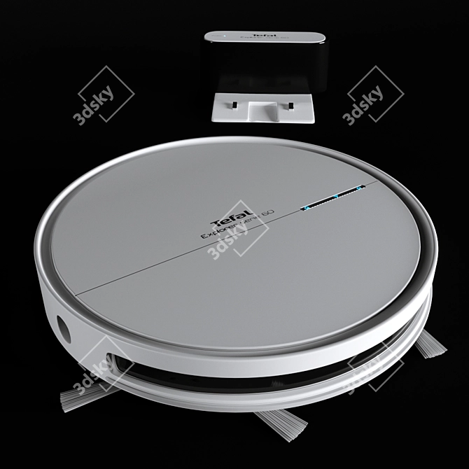 Tefal X-plorer SERIE 60: Ultimate White Robot Vacuum! 3D model image 3