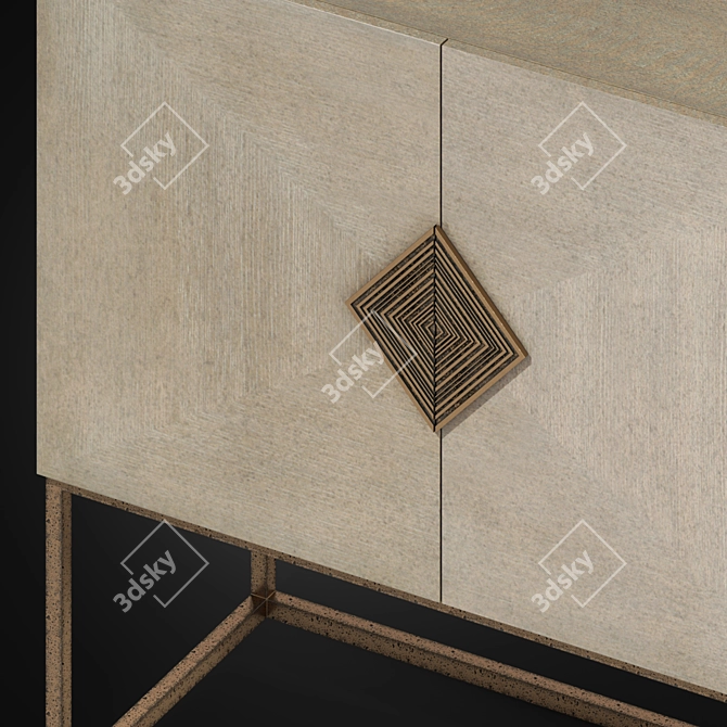 Elegant Miramar Carmel Buffet 3D model image 2