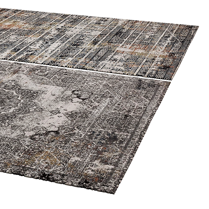 Polys: 3 888, Vets: 4 004 - Stylish Rug 3D model image 2