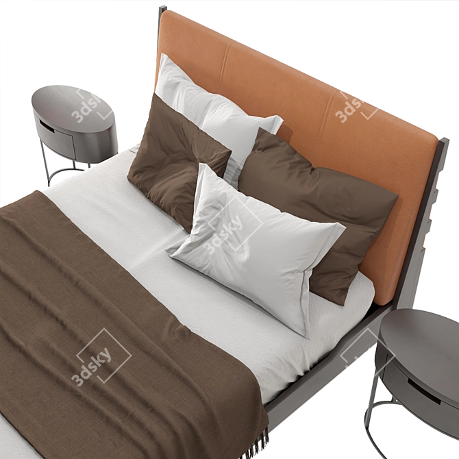 Italian Style Talamo Bed 3D model image 9