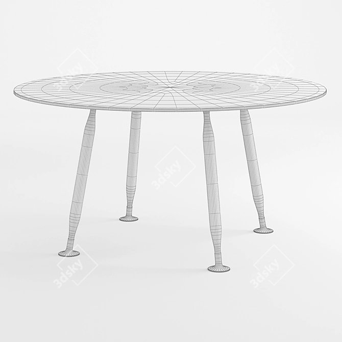 Elegant Hio Table: Stylish and Functional 3D model image 2