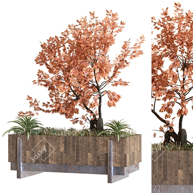 Natural Greenery Box Set - Tree 031 3D model image 2