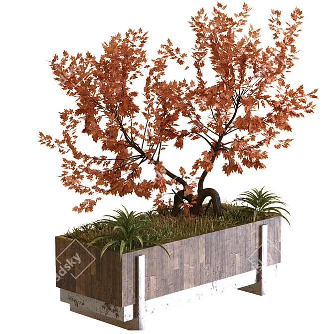 Natural Greenery Box Set - Tree 031 3D model image 3