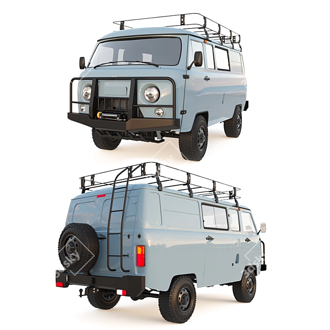 UAZ SGR Expedition: Vray-edition 3D model image 3