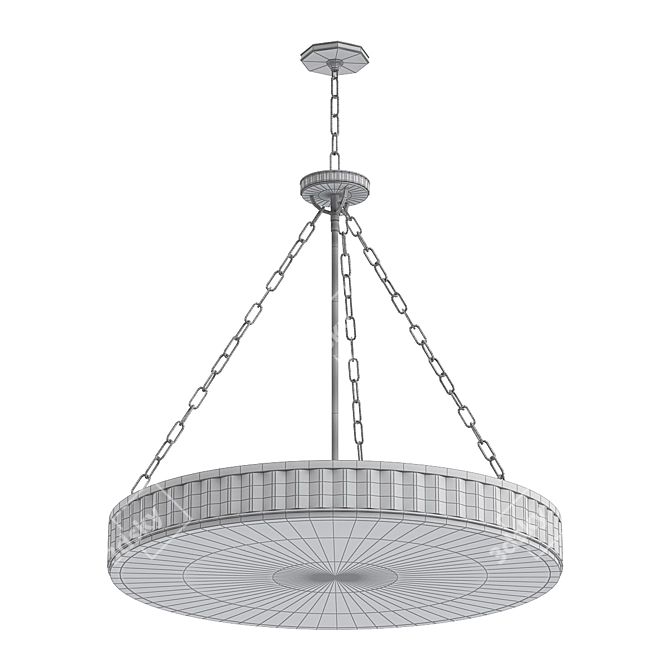 Elegant Middlebury Pendant 3D model image 2