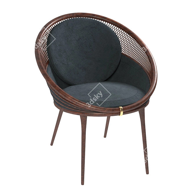 Elegant Dining Chair: Max 2013 3D model image 1