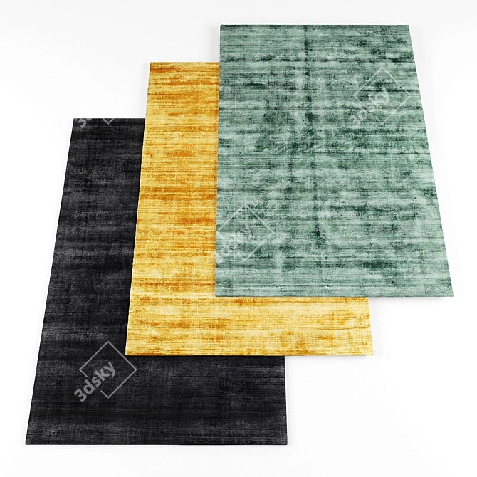 Diverse 3D Texture Rugs 3D model image 1