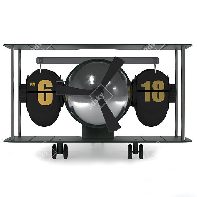 Elegant Home Décor Clock 3D model image 20