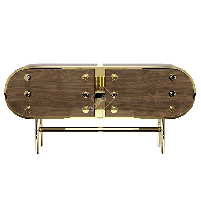 Elegant Moryson Sideboard 3D model image 2