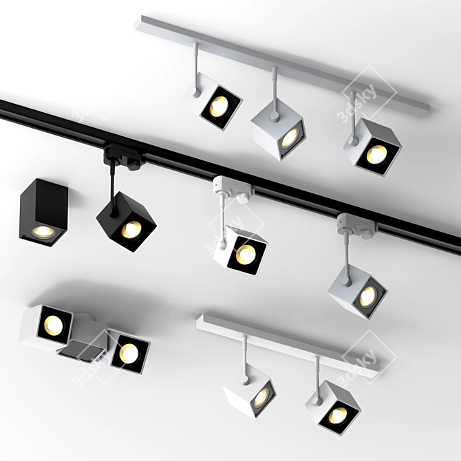 Adjustable Swing Angle Lamps: SLV Altra Dice 3D model image 1