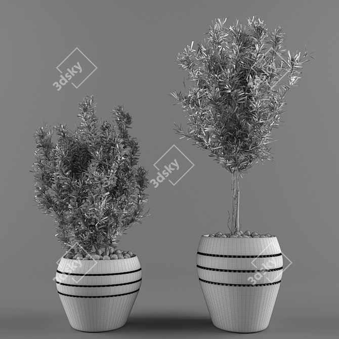 Indoor Oasis: 3D Plant Collection 3D model image 5