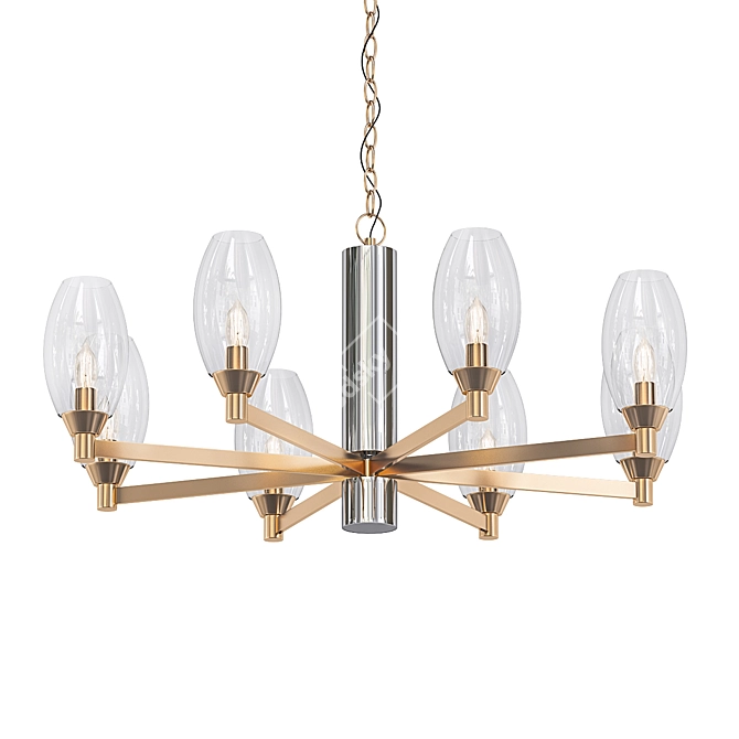 Elegant Julian Chandelier 86 3D model image 1