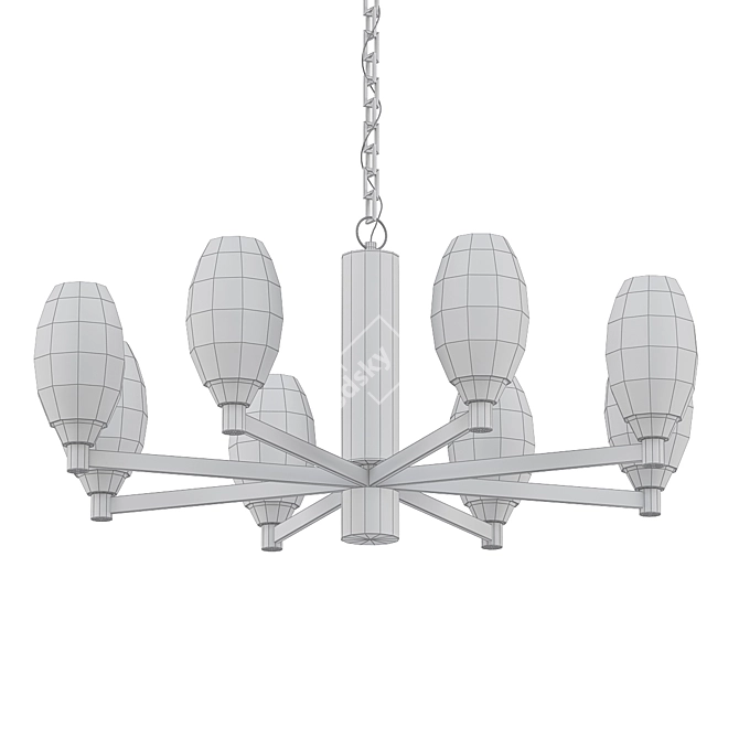 Elegant Julian Chandelier 86 3D model image 2