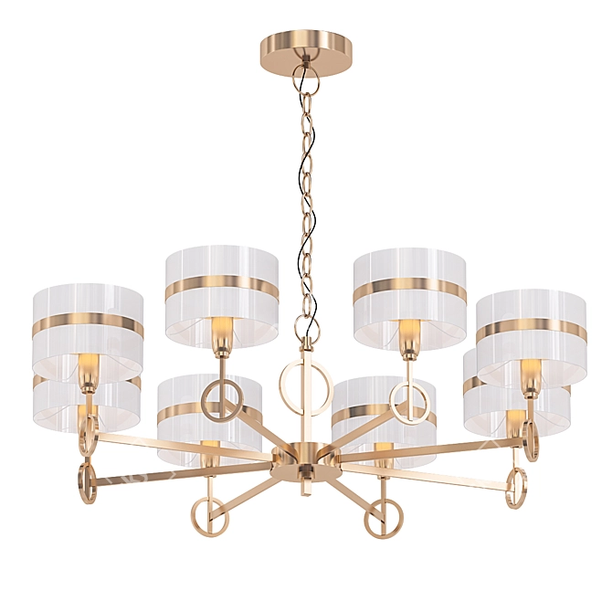 Guenael Chandelier 90: Illuminate in Style 3D model image 1