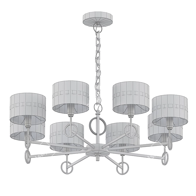 Guenael Chandelier 90: Illuminate in Style 3D model image 2