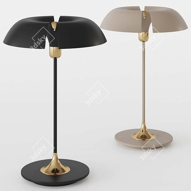 Modern Danish Design Cycnus Table Lamp 3D model image 1