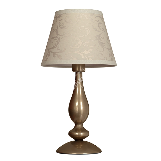 Classic Metal Table Lamp 3D model image 1