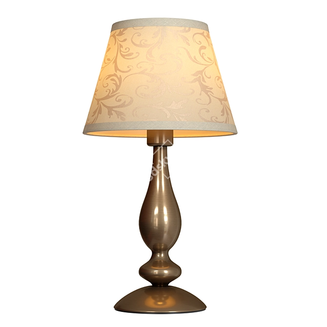 Classic Metal Table Lamp 3D model image 2