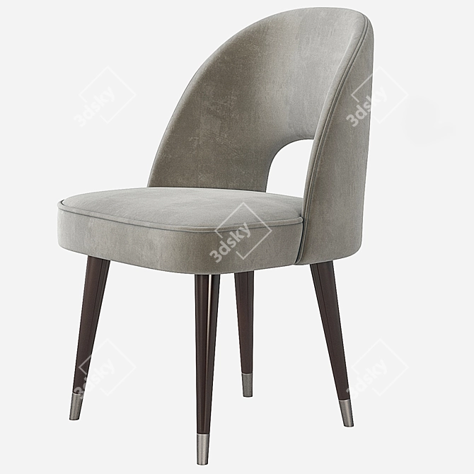 Minotti EVA Chair: Masterpieces Collection 3D model image 1