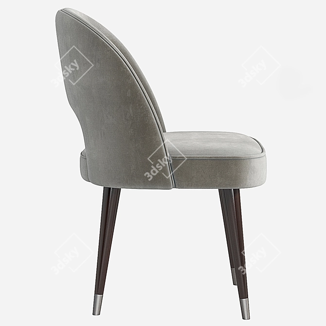 Minotti EVA Chair: Masterpieces Collection 3D model image 4