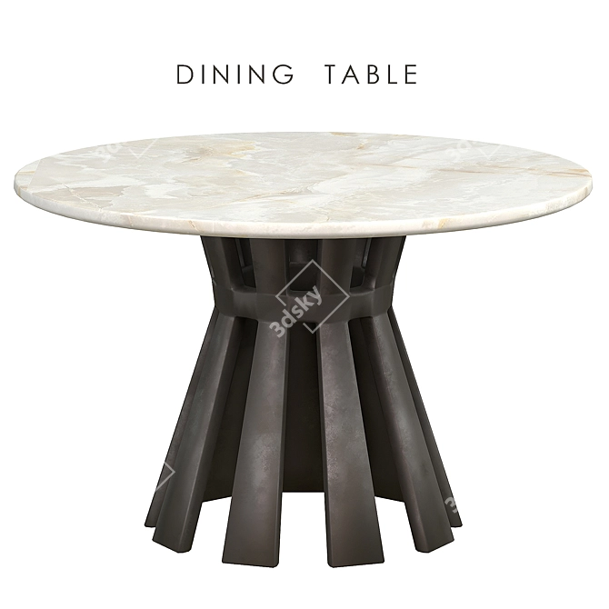 Modern Mitos Dining Table 3D model image 1