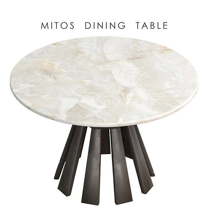 Modern Mitos Dining Table 3D model image 2