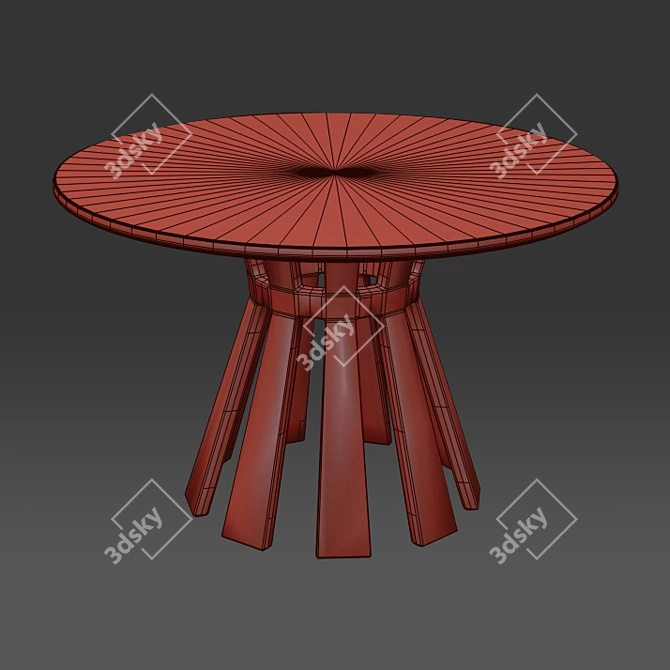 Modern Mitos Dining Table 3D model image 6