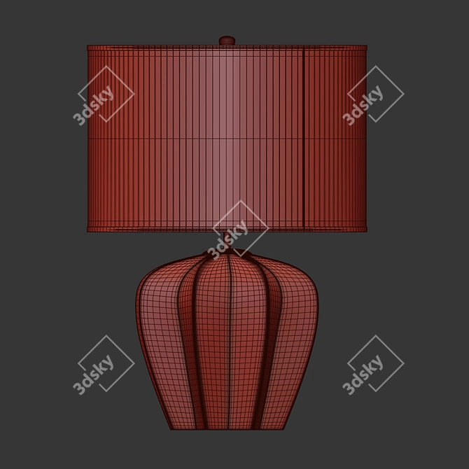 Elegant Pierrepont Table Lamp 3D model image 3