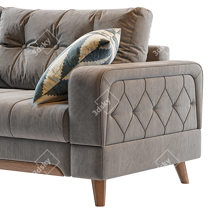 Modern Monty Sofa 156 3D model image 2