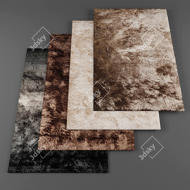 Elegant Rug Collection 3D model image 1