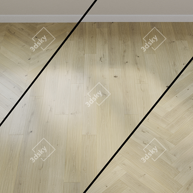 Ter Hurne Unique Oak Parquet 3D model image 1