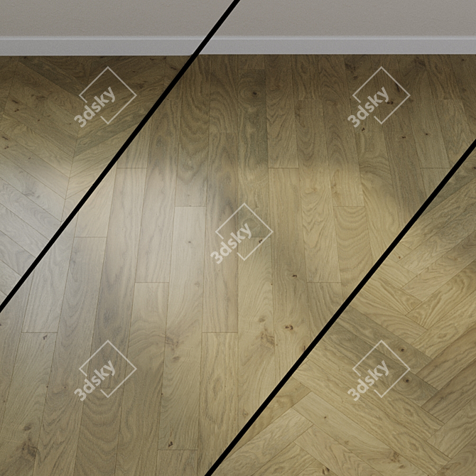 Ter Hurne Earth Oak Parquet 3D model image 1