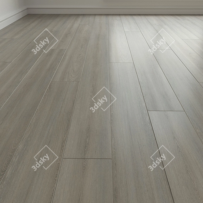 Ethnic Wenge Laminate Flooring 3D model image 1