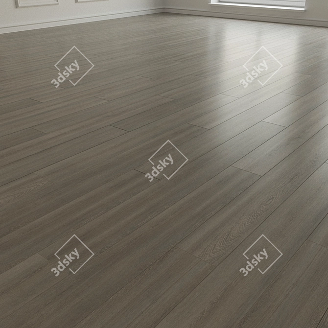 Ethnic Wenge Laminate Flooring 3D model image 2