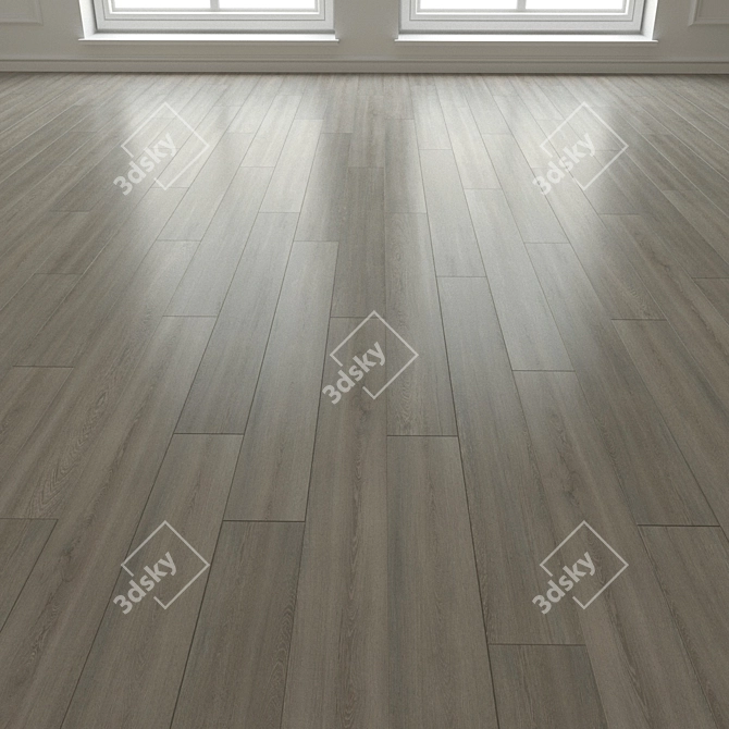 Ethnic Wenge Laminate Flooring 3D model image 3