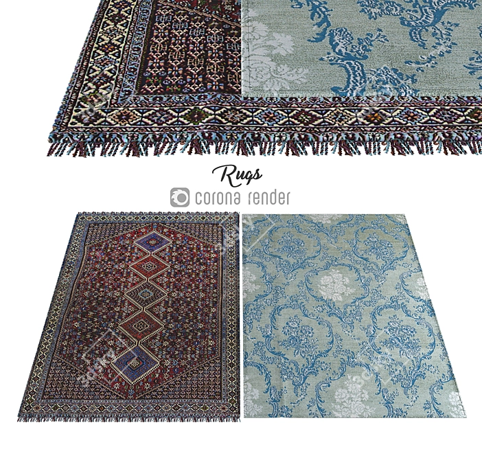 Plush Paradise Carpets 3D model image 1