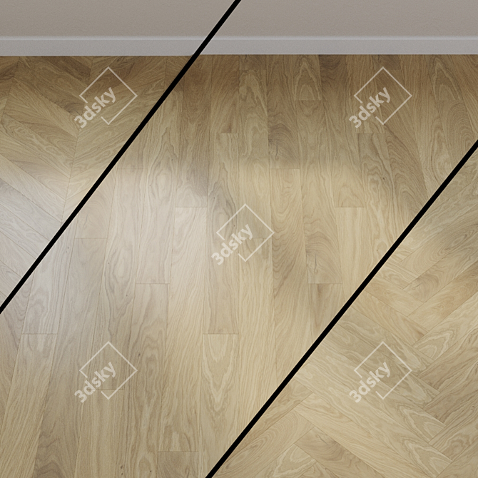 Heaven Light Oak Parquet: Ter Hurne 3D model image 1