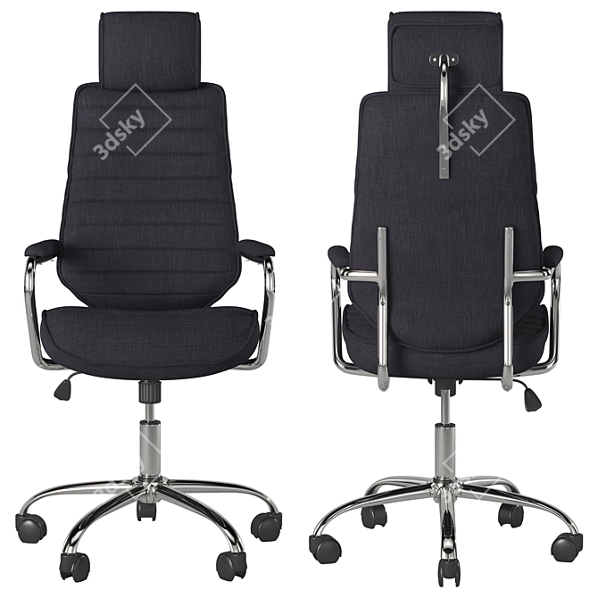 QZY-41H Office Chair: Stylish, Comfortable, and Durable 3D model image 2