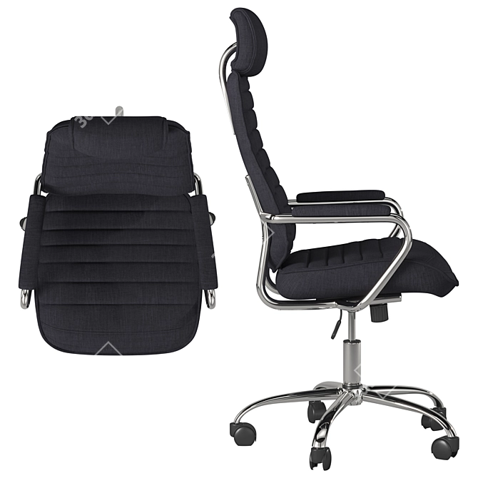 QZY-41H Office Chair: Stylish, Comfortable, and Durable 3D model image 3