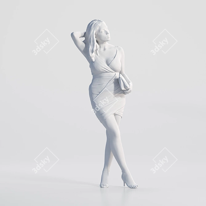 Manuela 1660: High-Quality 3D Model with V-Ray and Corona Compatible Files 3D model image 3