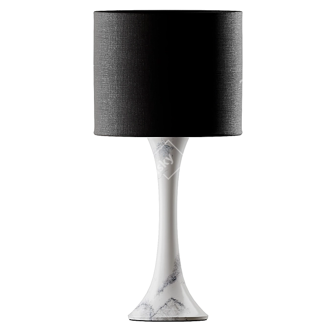 ADA Brass Table Lamp: Sleek & Stylish 3D model image 1