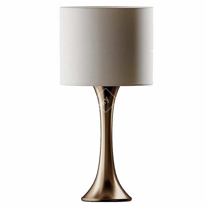 ADA Brass Table Lamp: Sleek & Stylish 3D model image 2