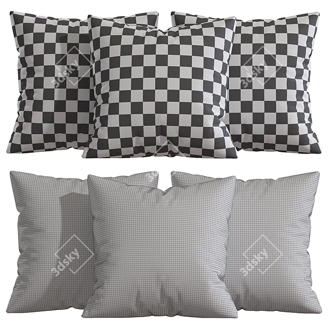 Luxury Pillow Decor - Enhance Your Interior 3D model image 2