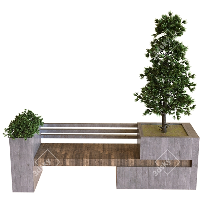 Greenery in a Box - Set 035 3D model image 5