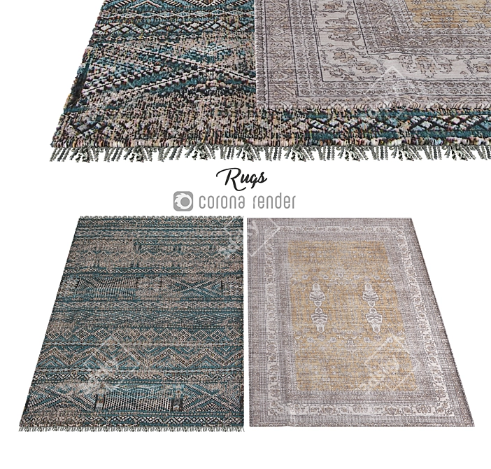 Luxury Carpets: Premium Quality 3D model image 1