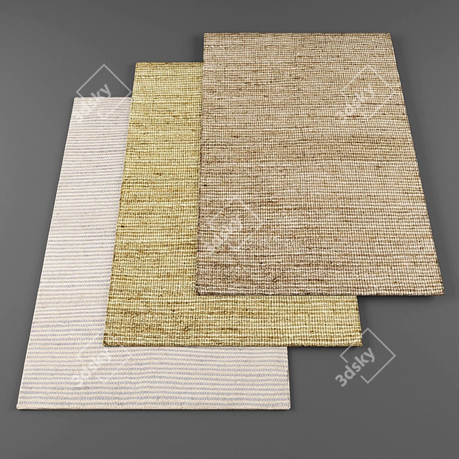 High-Resolution Carpet Collection 3D model image 1