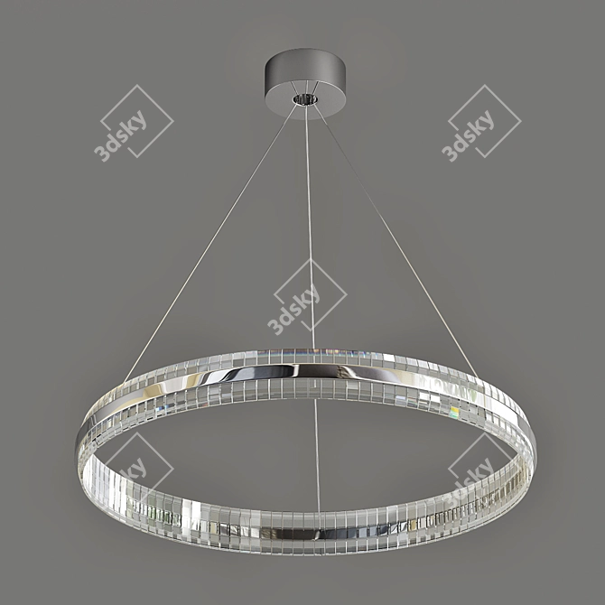 Elegant VB Crystal Chandelier 3D model image 1