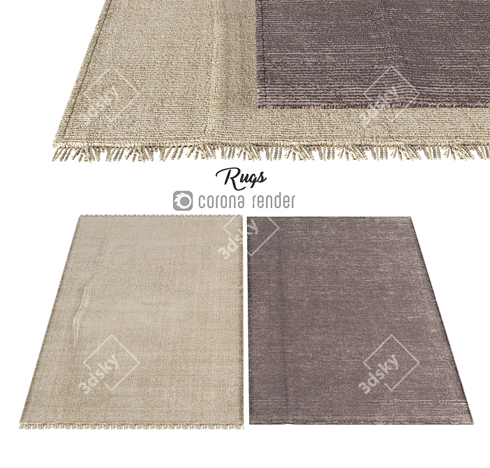 Luxury Handcrafted Carpets - 280 336 Polys 3D model image 1